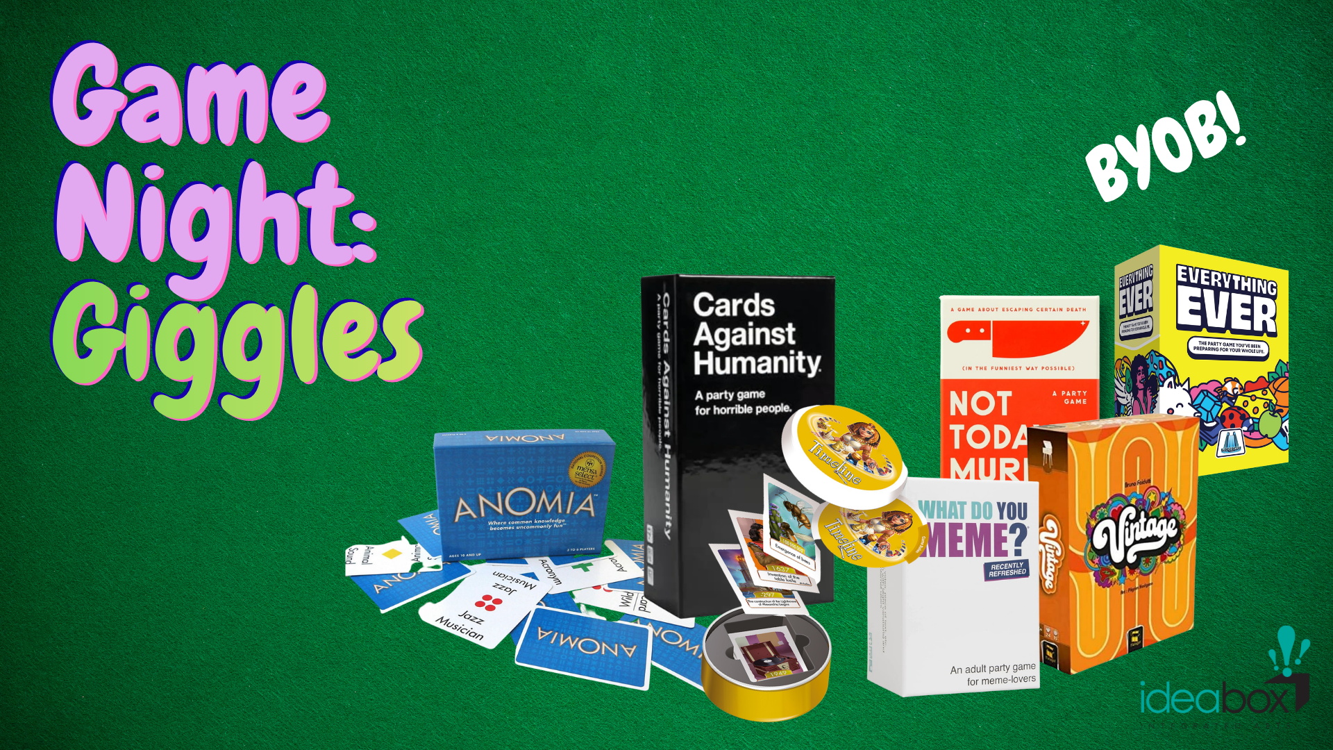 BYOB Game Night: Social Card Games