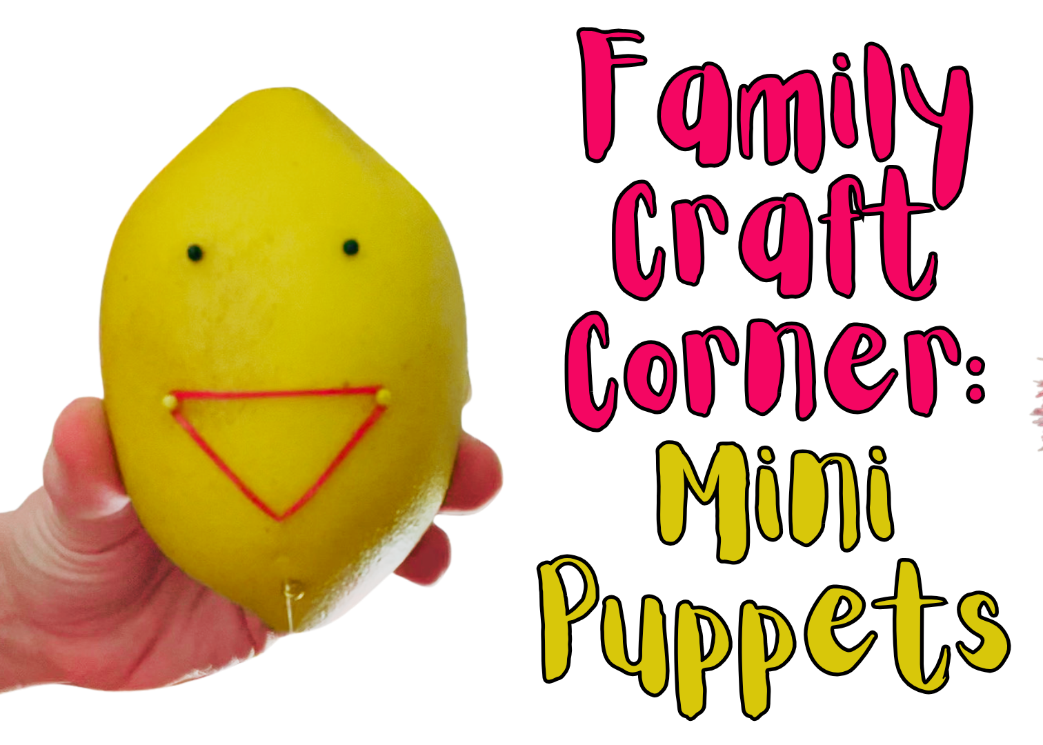 Family Craft Corner: Pumpkin &amp; Worm Mini-Puppets!