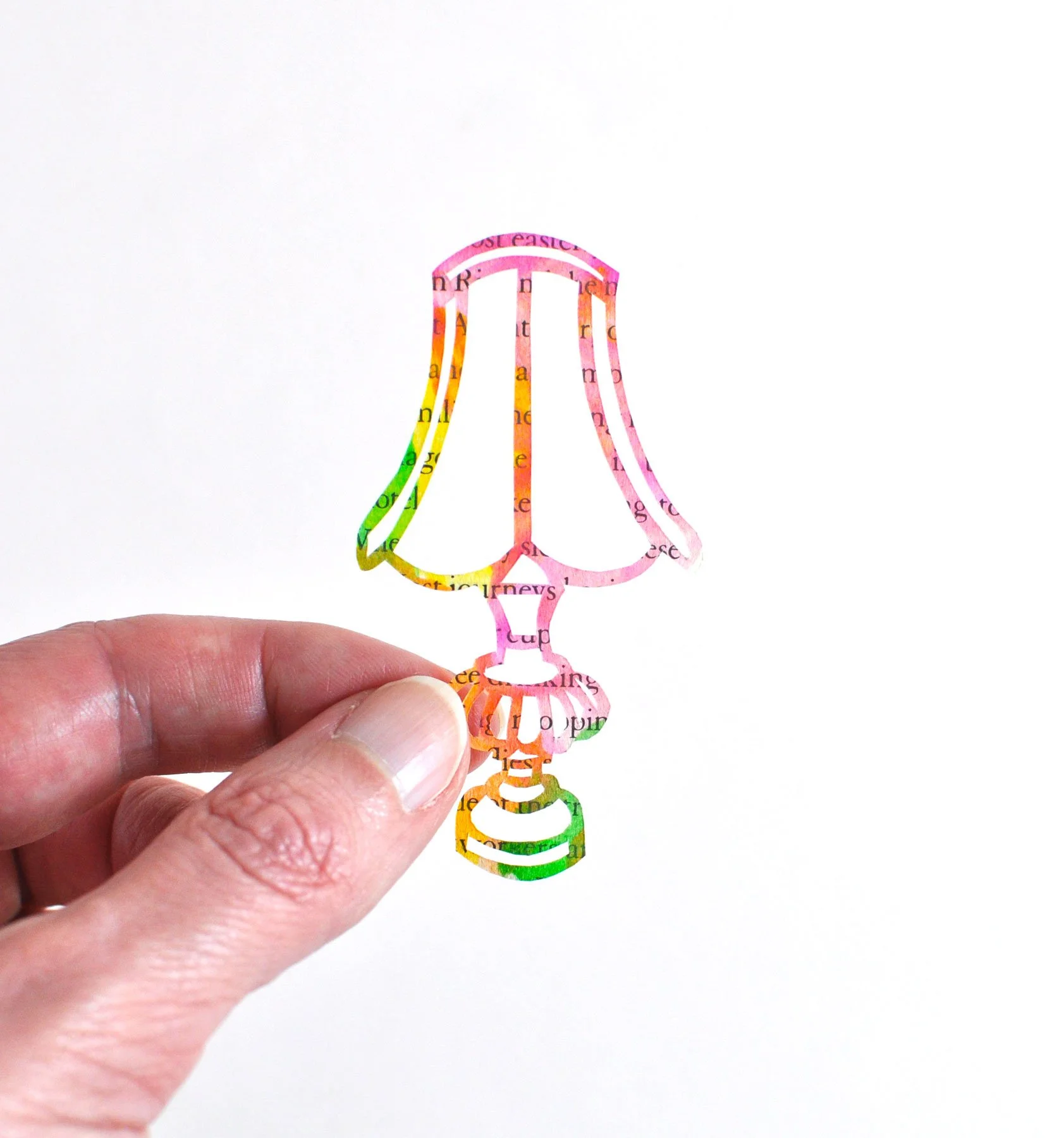 A Curvy Thrift Shop Lamp