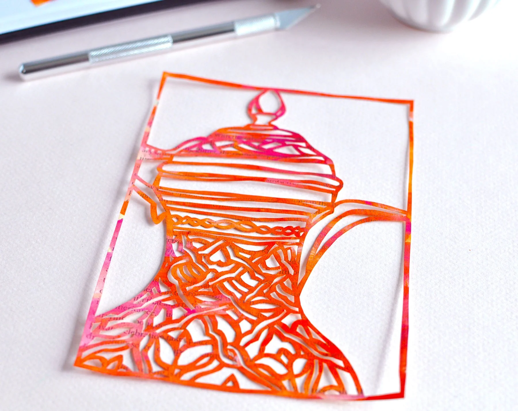 A Tiny Jug with Intricate Etchings