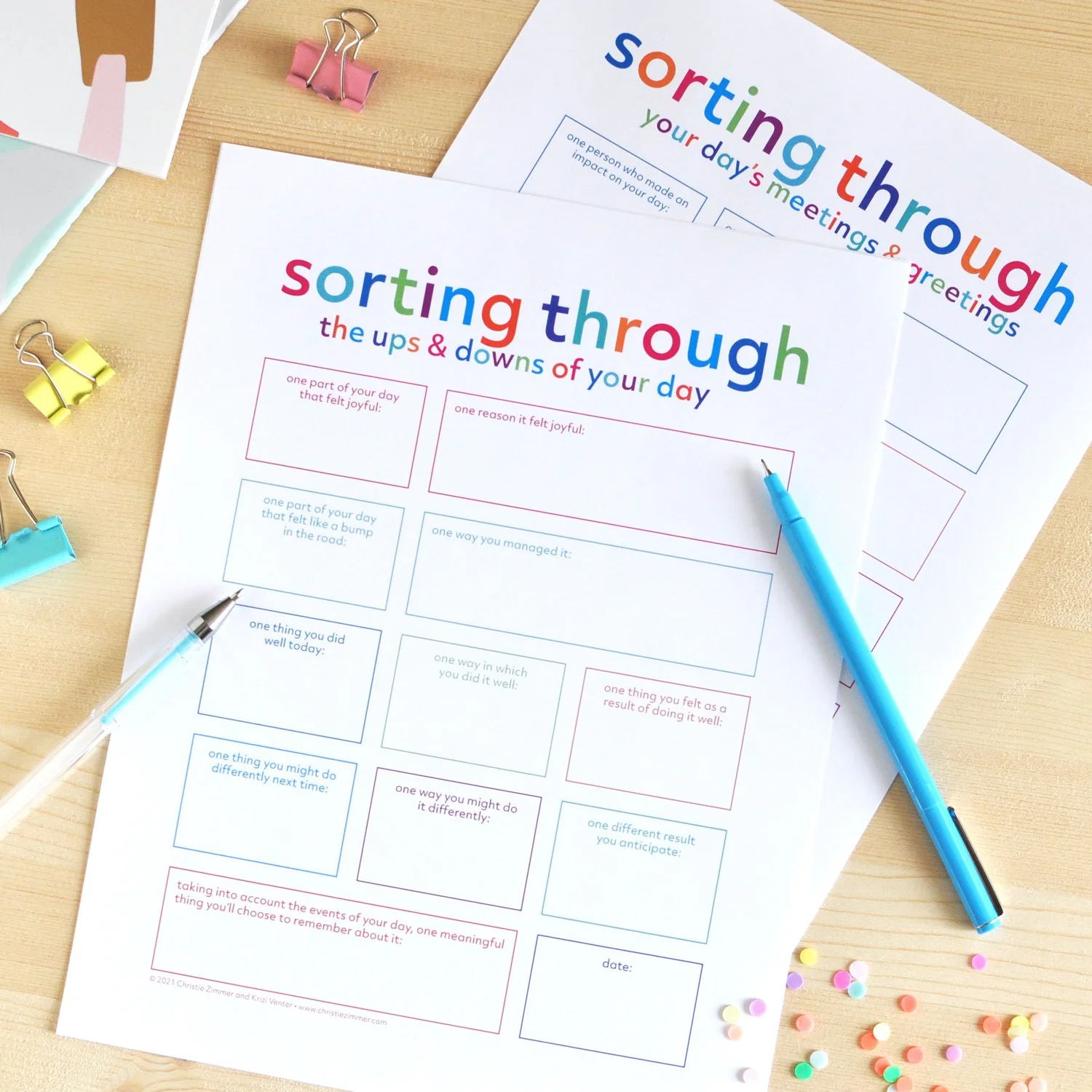 Printable Guided Journal Pages — Christie Zimmer