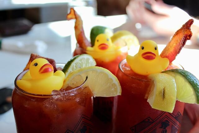 Duck, Duck, Drink!⁠⠀
.⁠⠀
.⁠⠀
.⁠⠀
.⁠⠀
.⁠⠀
#bloodymary #littleduckdiner #savannahgeorgia #eatlocal #downtownsavannah #georgia #diner #foodie  #food #yum #instafood #eeeeeats #feedfeed #delicious
