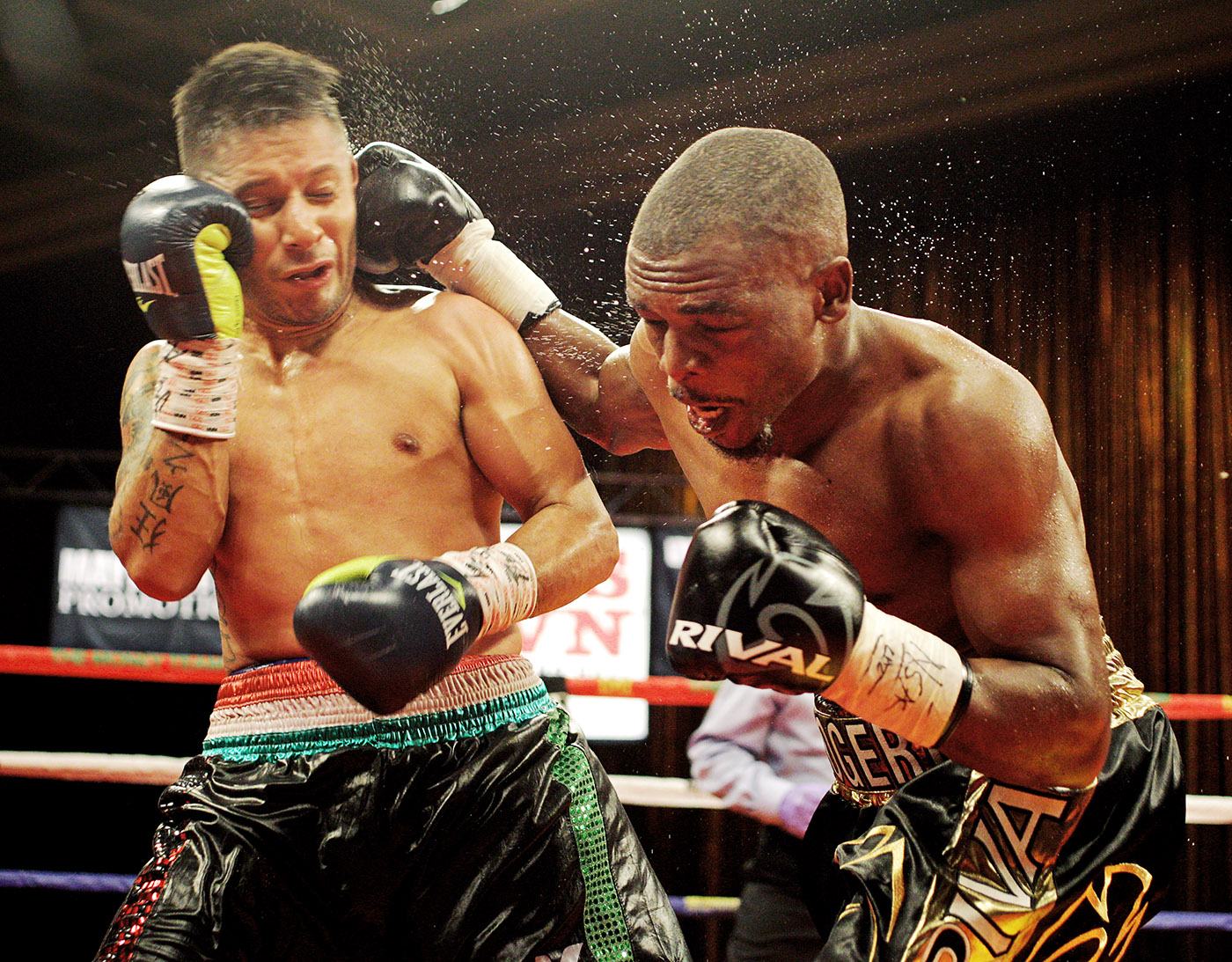 SHARIF “THE LION” BOGERE DEFEATS ARTURO SANTOS IN A UNANIMOUS DECISION AT SAM’S TOWN LIVE IN LAS VEGAS, NV