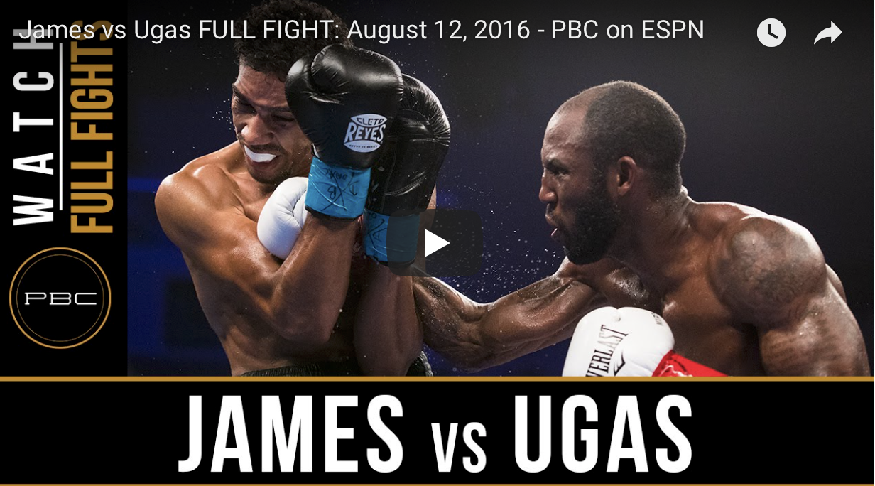 *FULL FIGHT* JAMAL JAMES VS YORDENIS UGAS