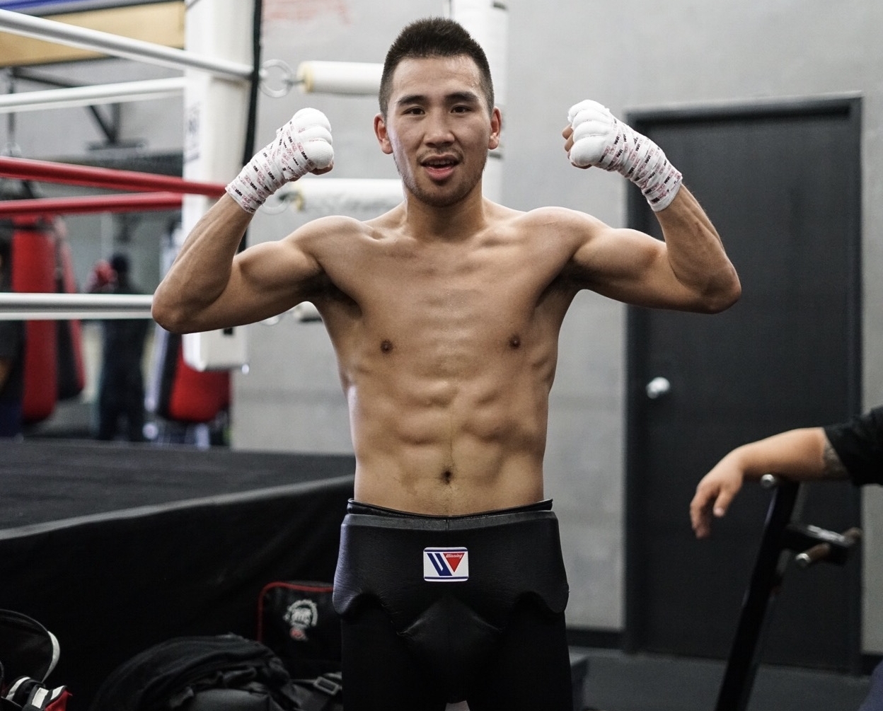 PHOTOS: TUGSTSOGT NYAMBAYAR TRAINING HARD FOR HARMONITO DELA TORRE 