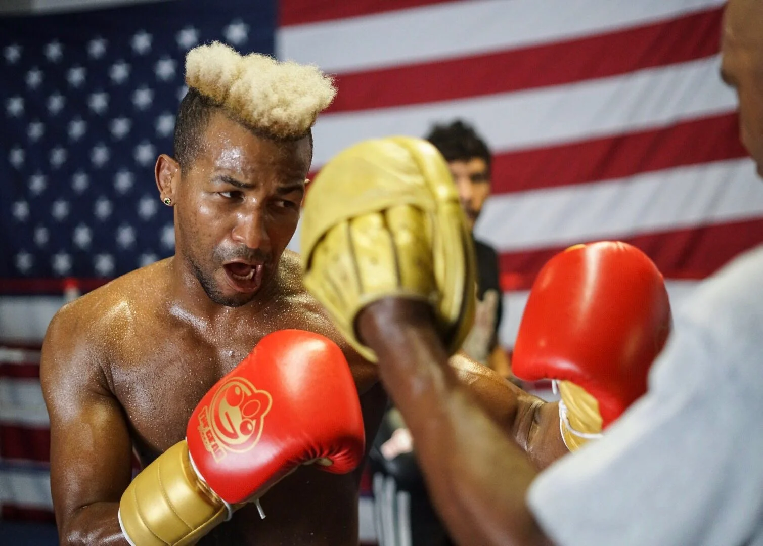 PHOTOS: RANCES BARRTHELEMY PUTTING IN WORK FOR KIRYL RELIKH REMATCH