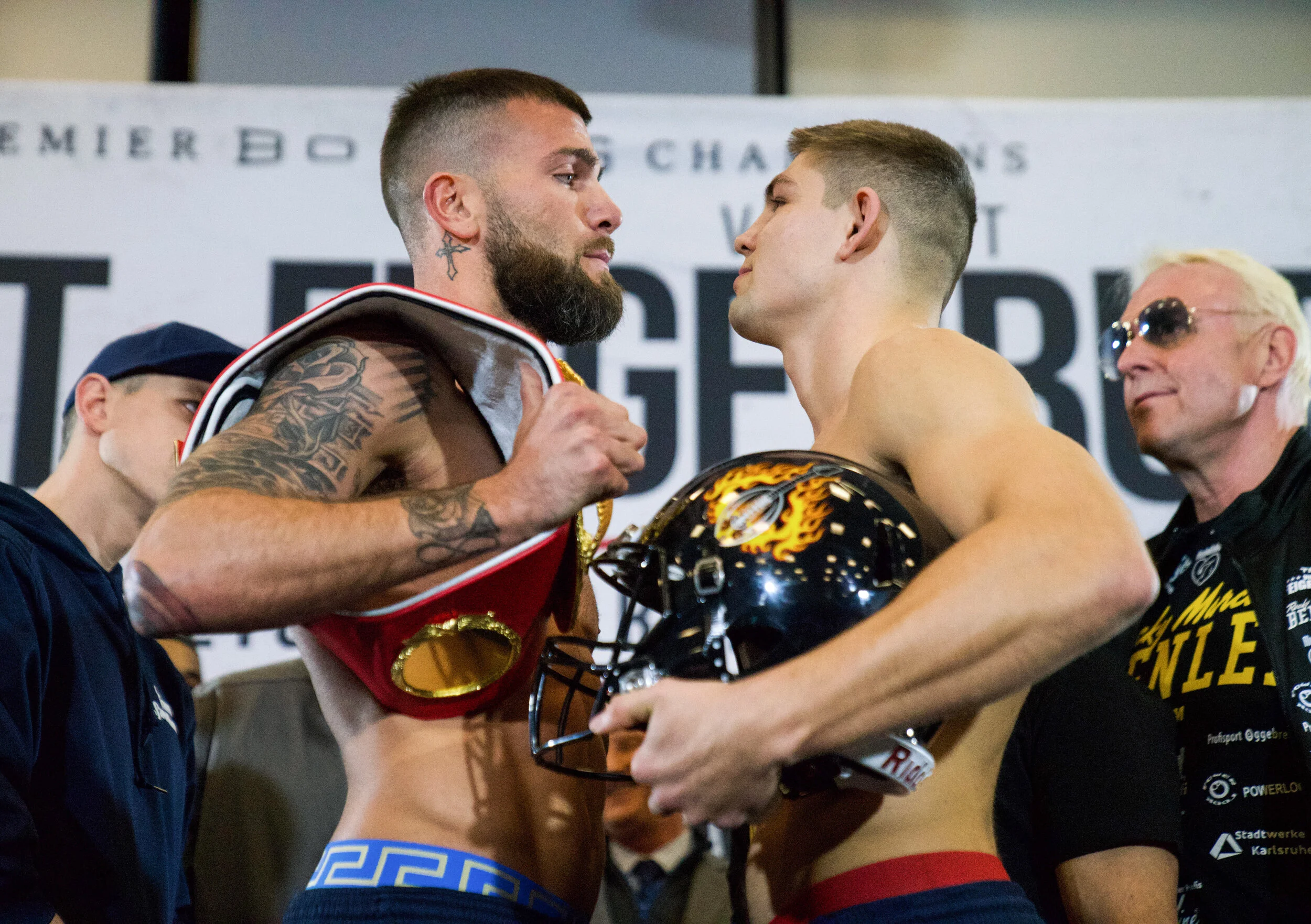 PHOTOS: Caleb Plant &amp; Vincent Feigenbutz meet face to face for the last time