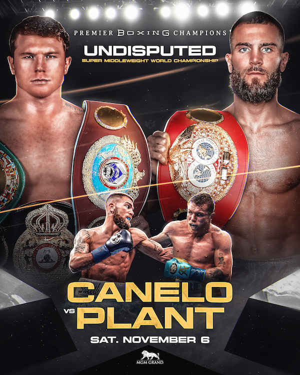 Canelo Álvarez Caleb Plant Set For Historic Undisputed Super Middleweight Championship Eve — Crown Boxing