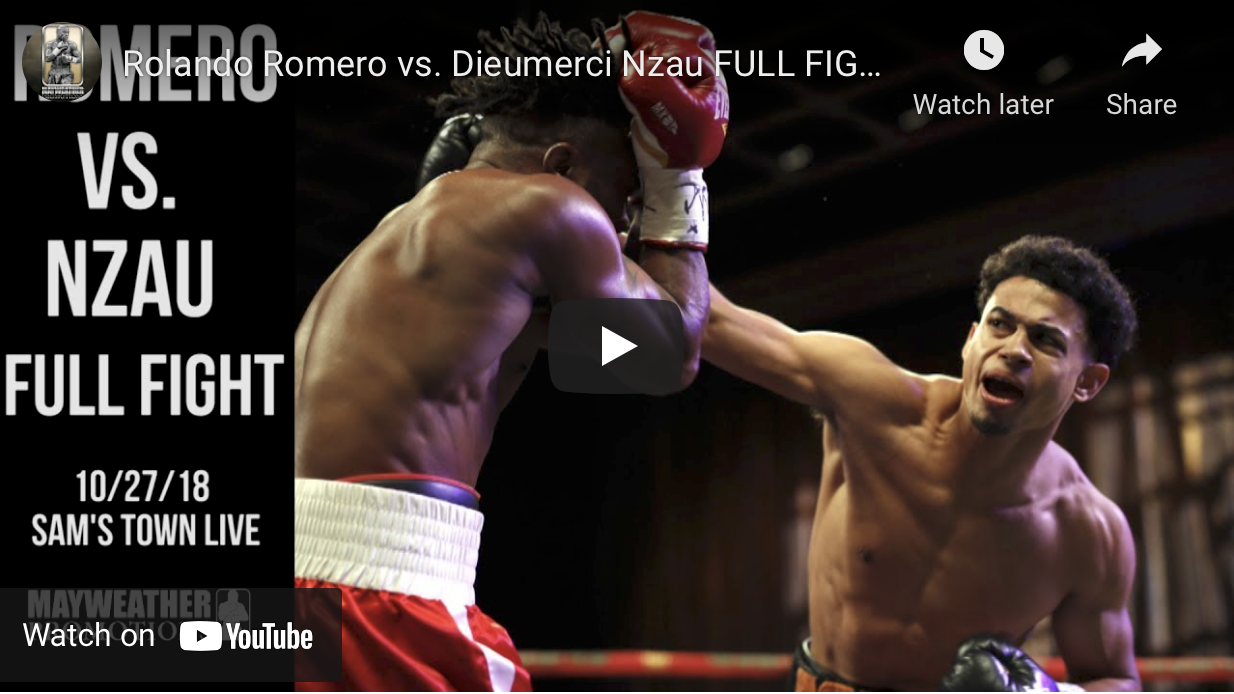FULL FIGHT: Rolando Romero vs Dieumerci Nzau