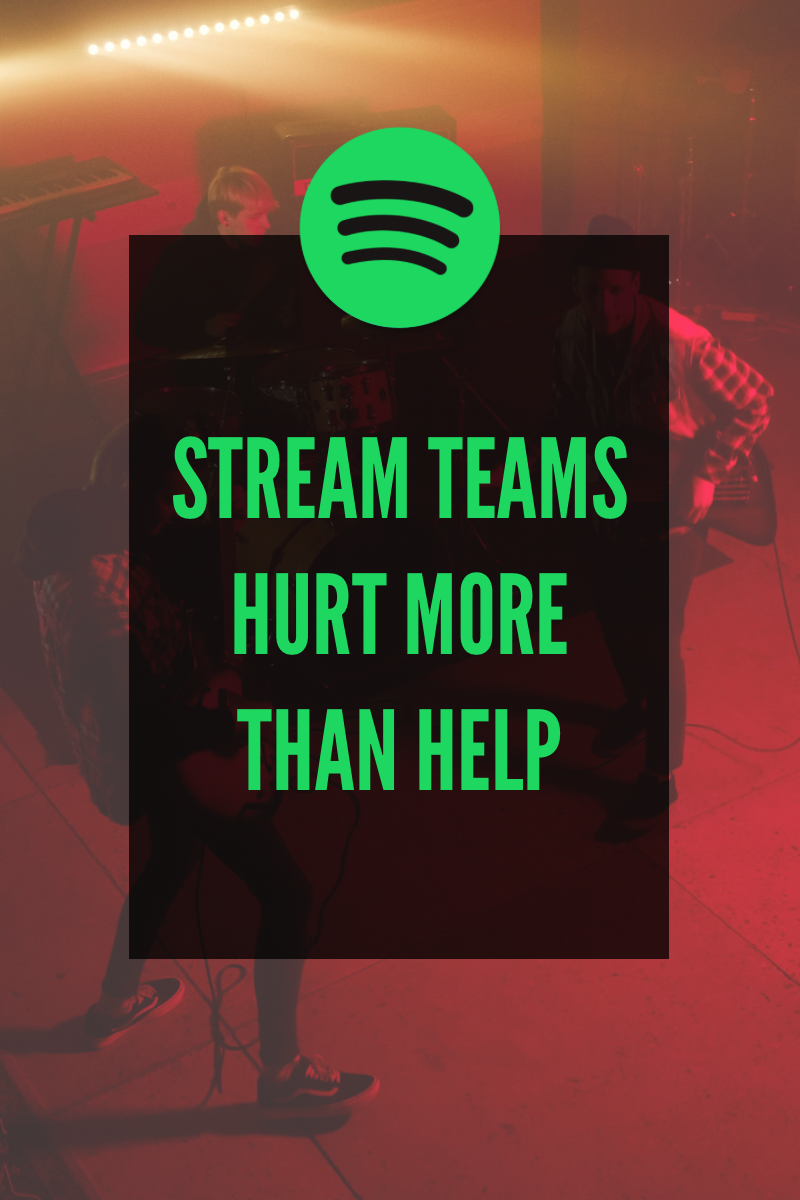 Indie music stream teams hurt more than they help
