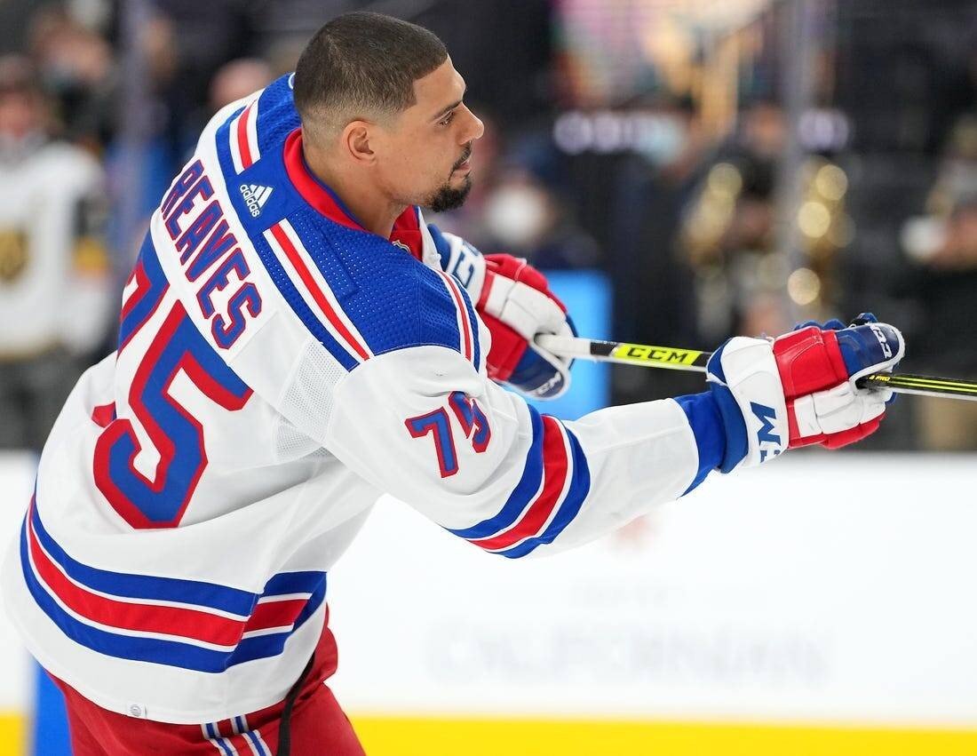 Rangers working on one year contract extension with Ryan Reaves