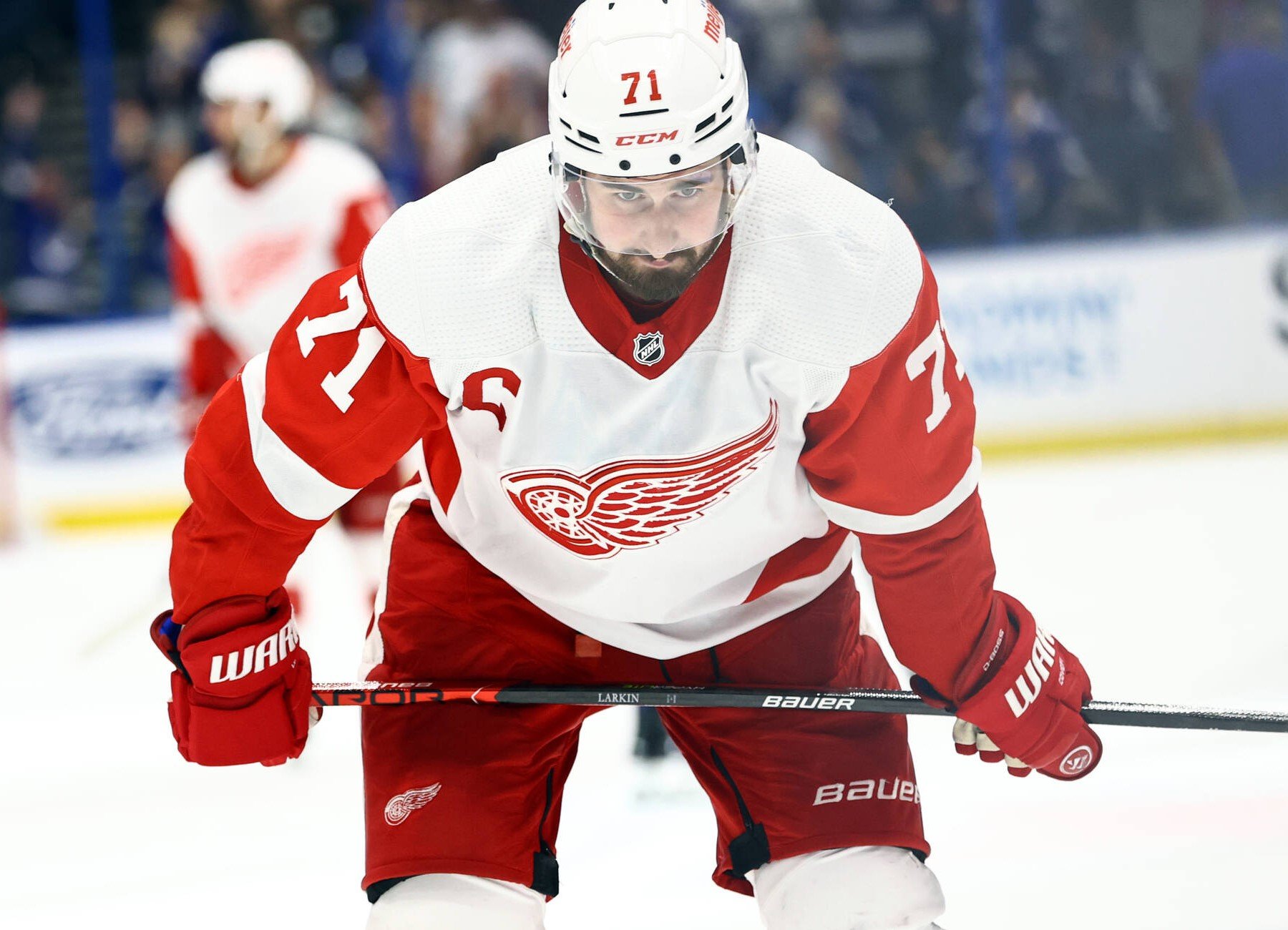 Red Wings' captain Dylan Larkin out for season