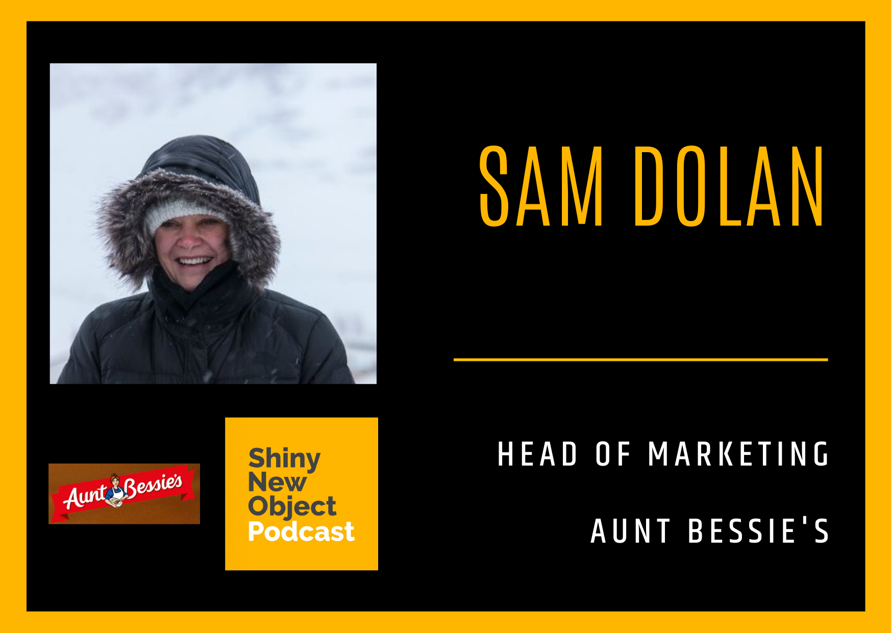 Episode 144 / Sam Dolan / Aunt Bessie's / Head of Marketing