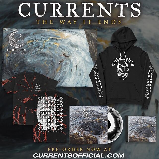 Our friends in @currents are releasing a new record and their preorders are up RIGHT NOW at their merch store. Go grab something!