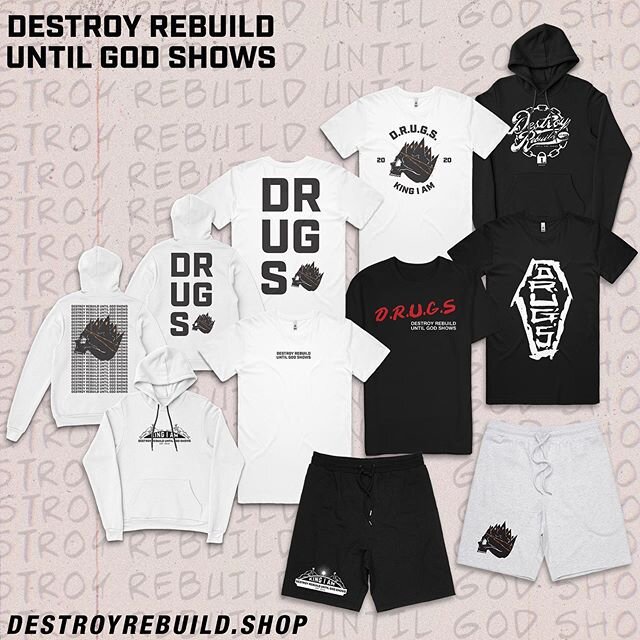 New @destroyrebuilduntil store is live right now! Go pick something up!