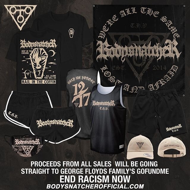 @bodysnatcherfl merch for the cause