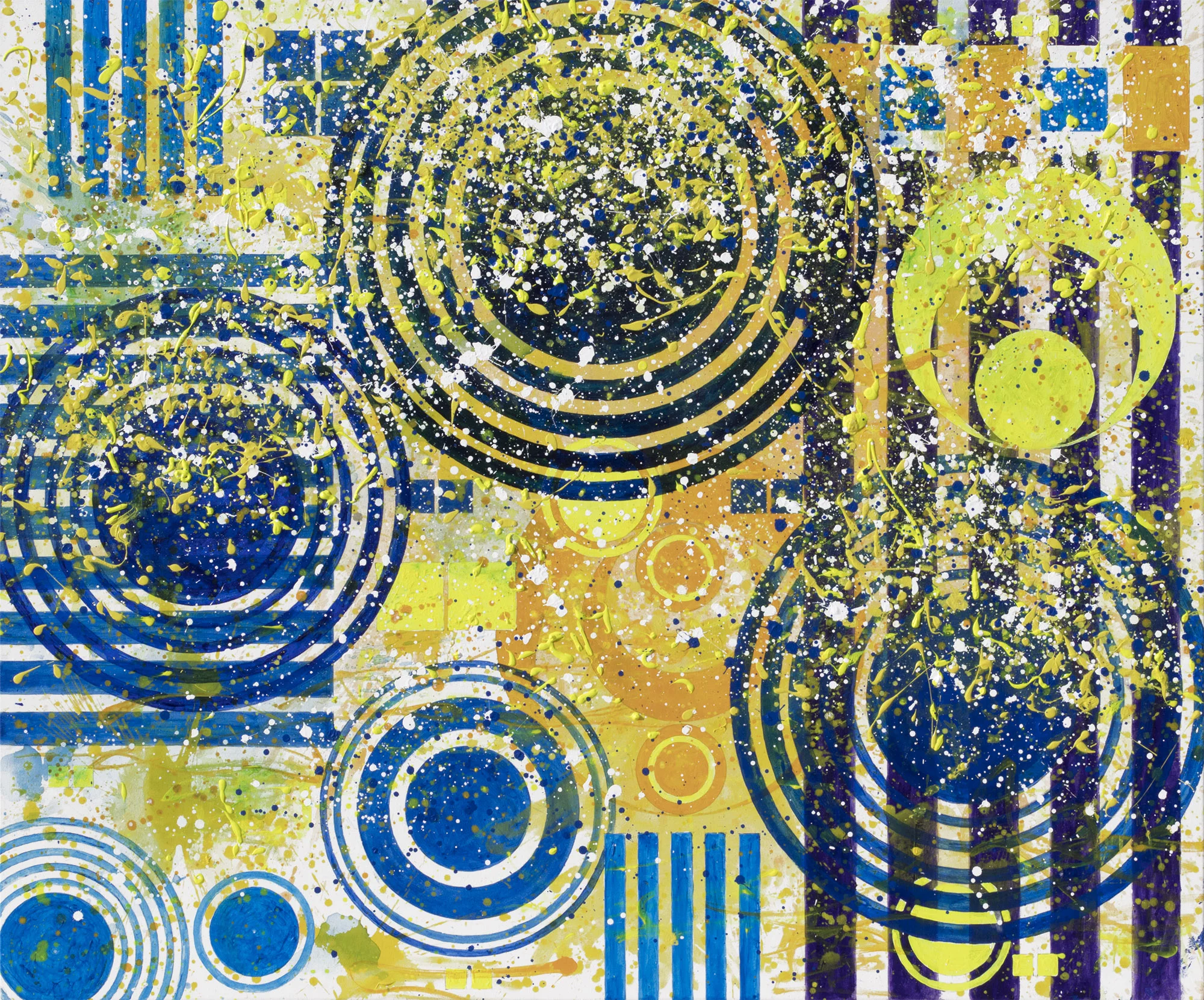 California Dreaming, 2018 Acrylic on canvas, 60 x 72 inches (152.4 x 182.88 cm).
