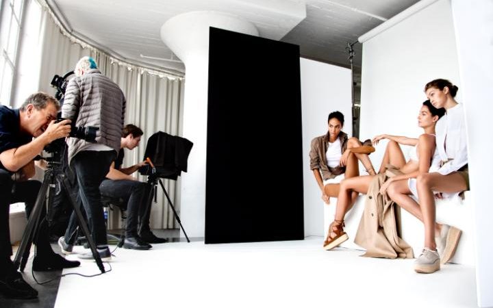 MARIO TESTINO SHOOTING FOR STUART WEITZMAN