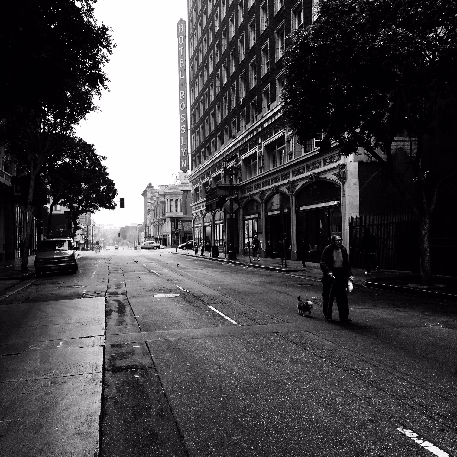 Hotel Rosslyn Shot by me at 7 AM on December 11th, 2016 while researching for this project