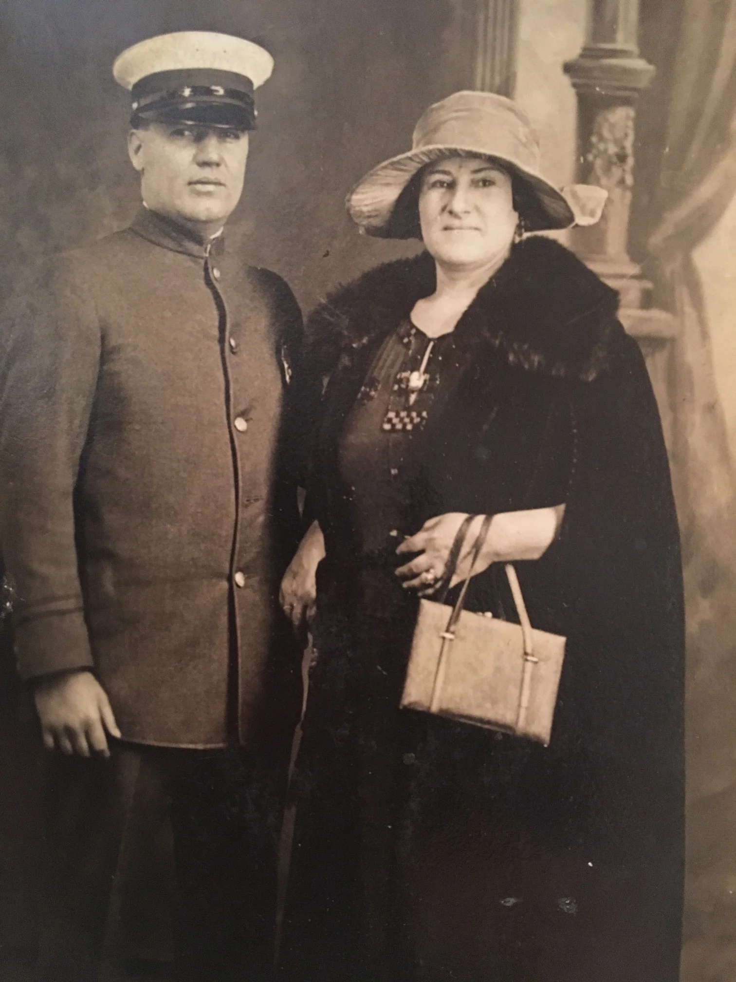 My “beloved” great-grandfather with missing button