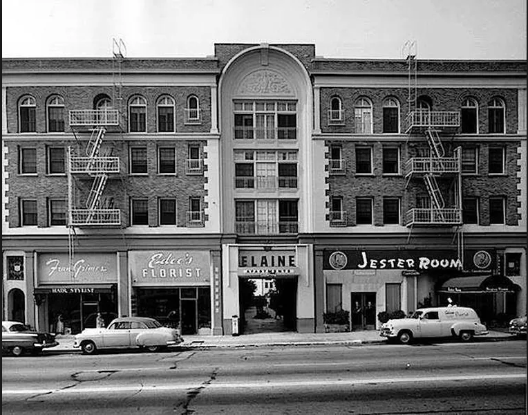 Villa Elaine on Vine Street in 1947