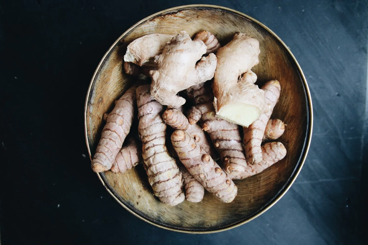 Fermented turmeric and ginger elixir 
