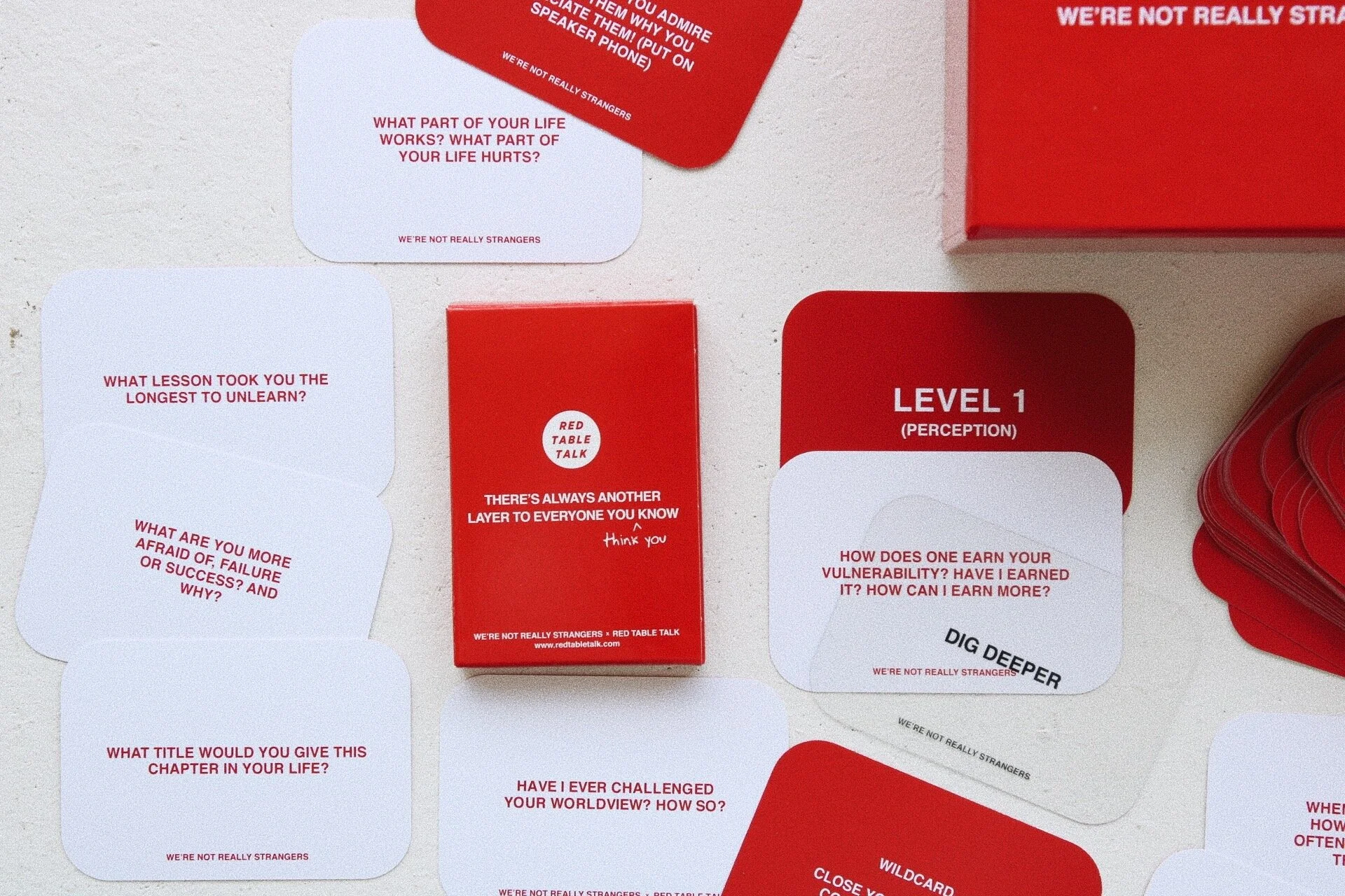 WE’RE NOT REALLY STRANGERS