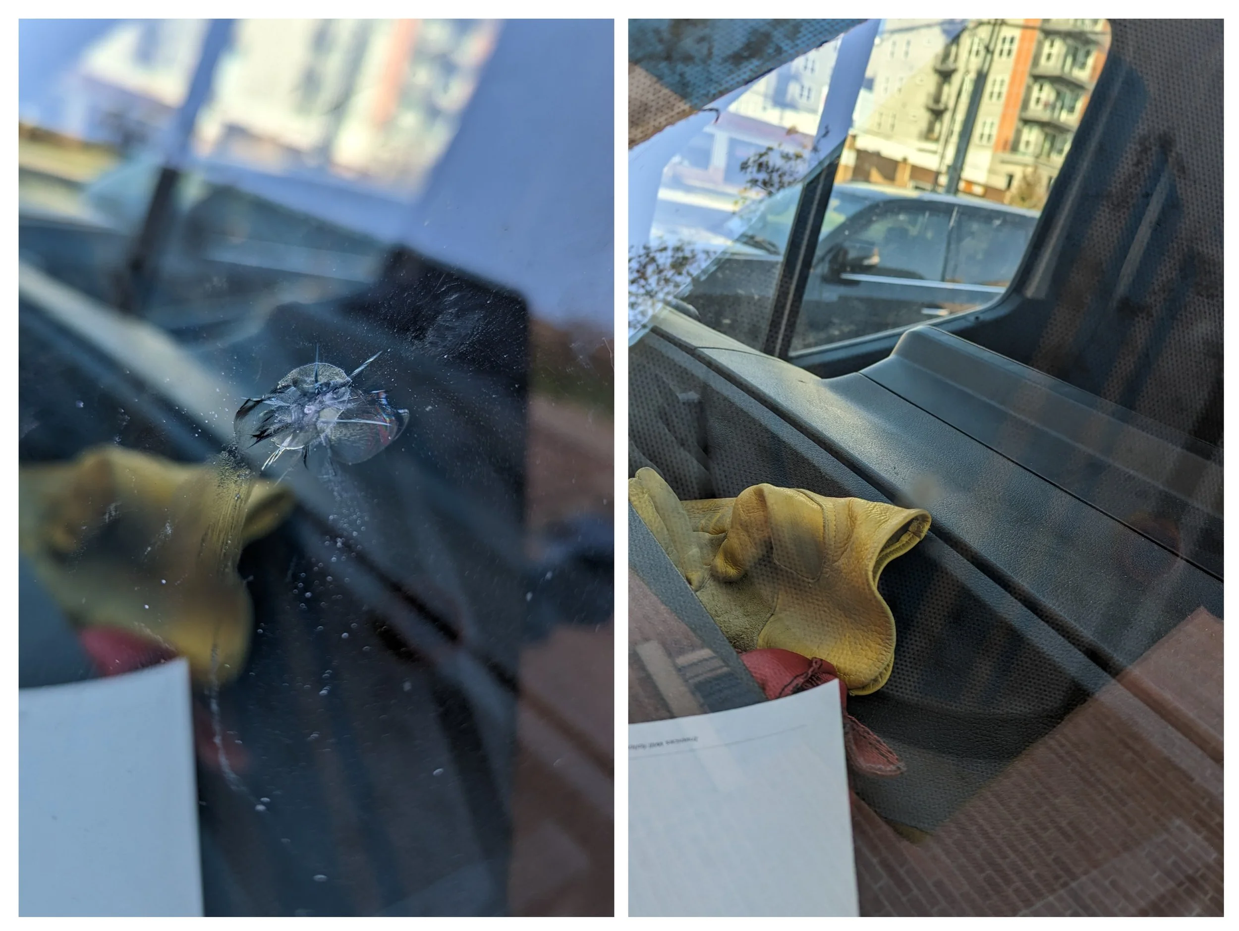 Rock Chip repair Before and After