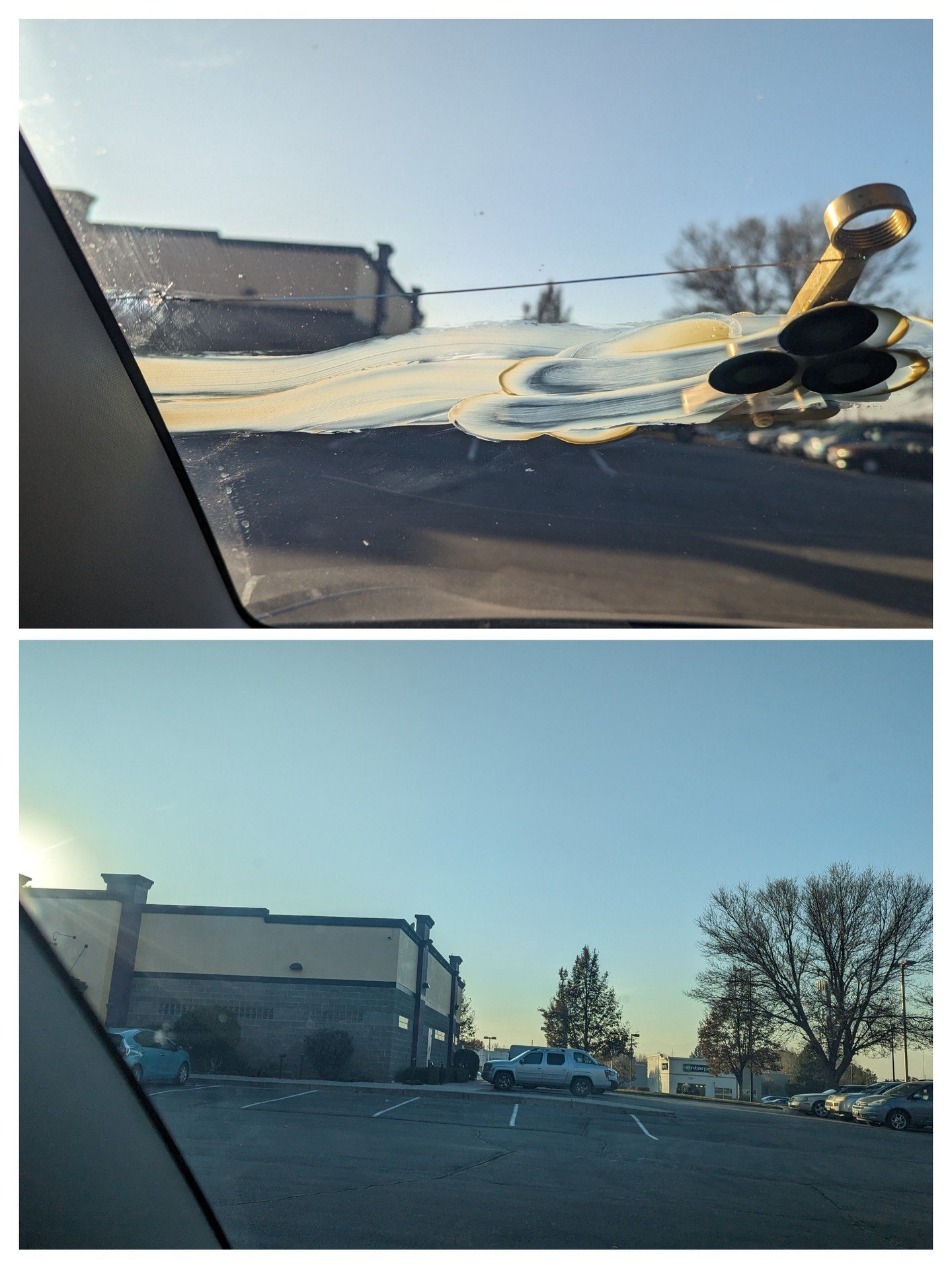 Doing a 12-in crack repair on a Tesla. The picture shows before and after the repair. We specialize in repairing windshields. We save windshields from replacement.

We make it simple, convenient and affordable for our customers getting their windshie