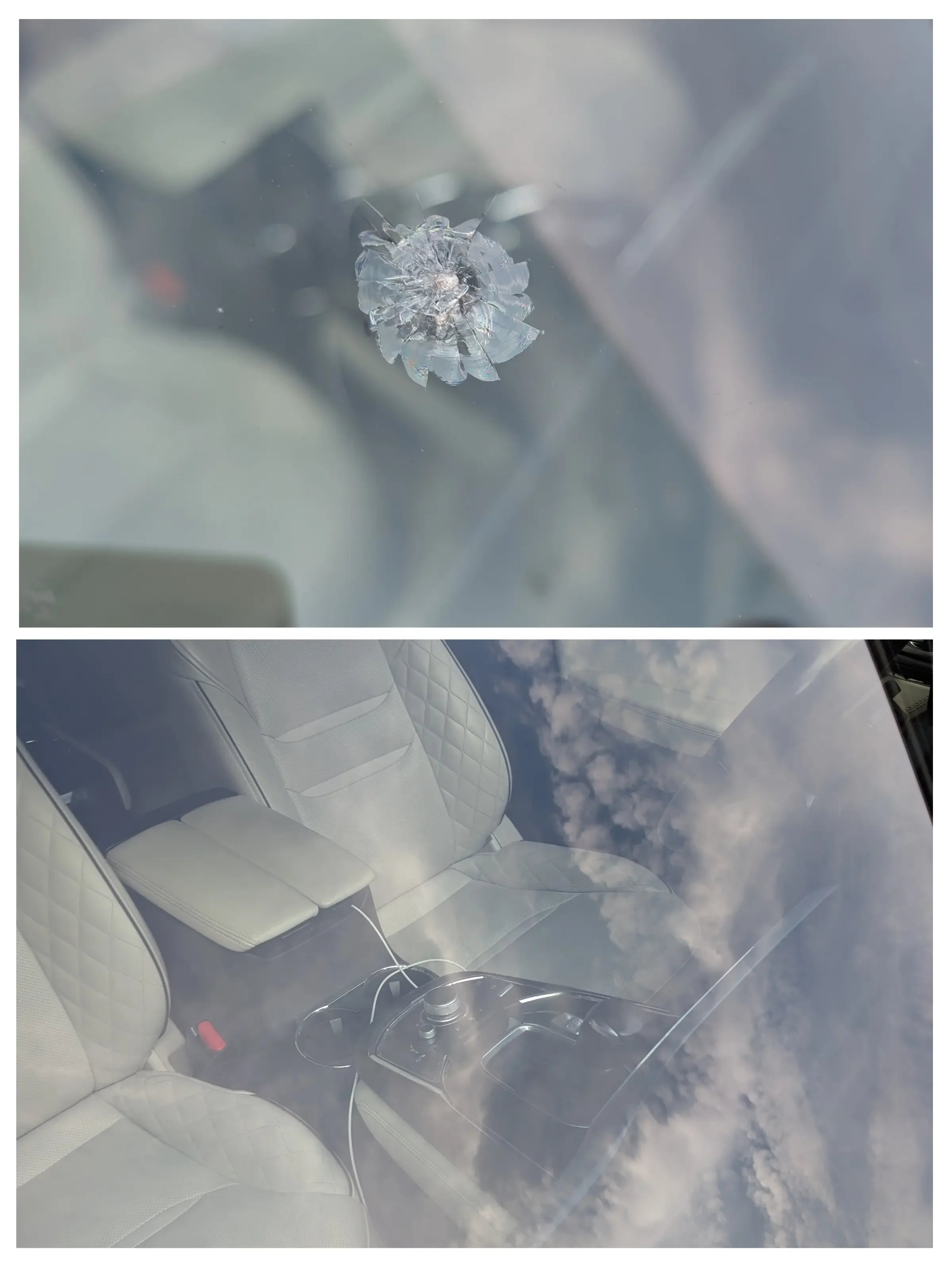 rock chip repair by Cracks N Chips Windshield repair