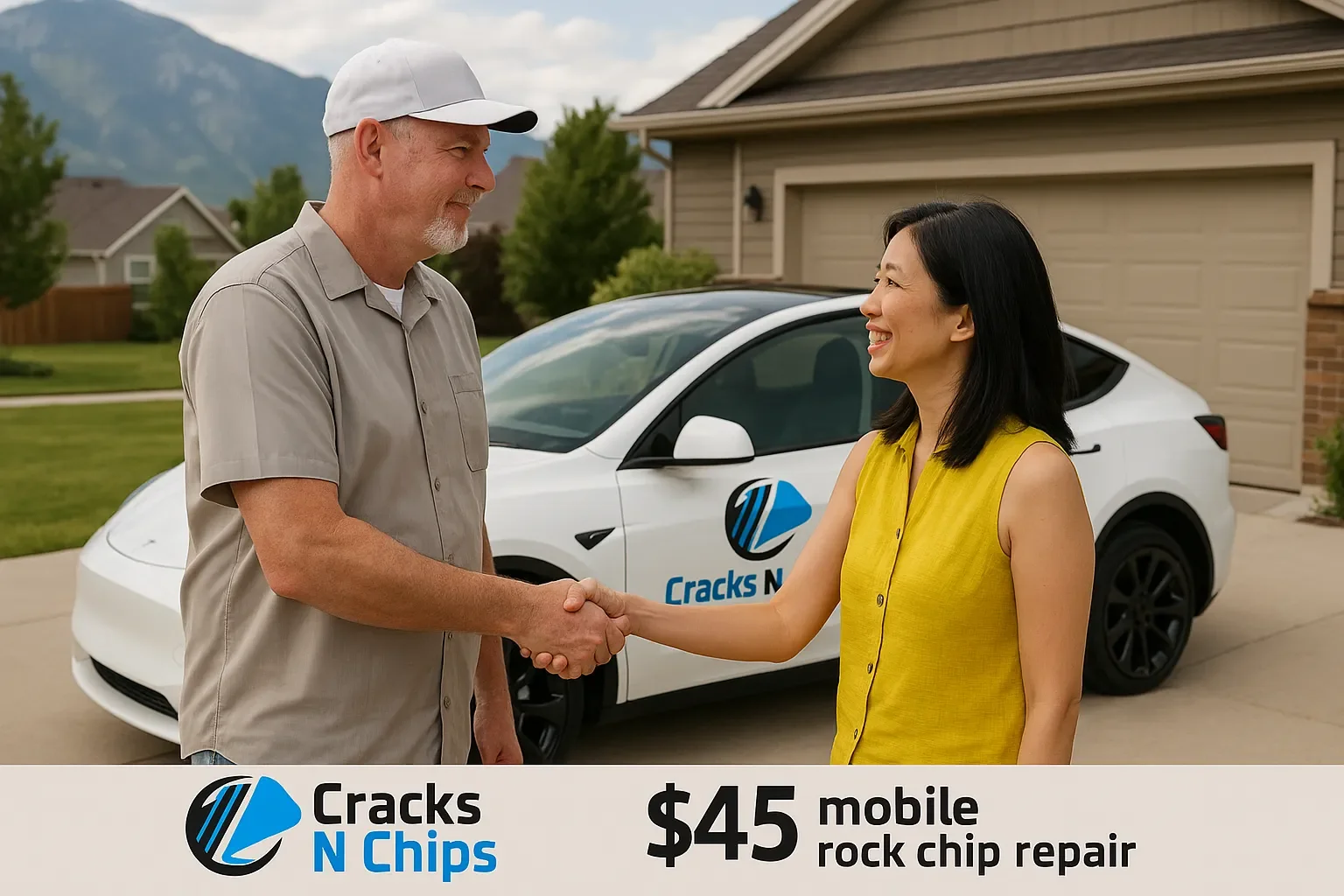 Mobile rock chip repair