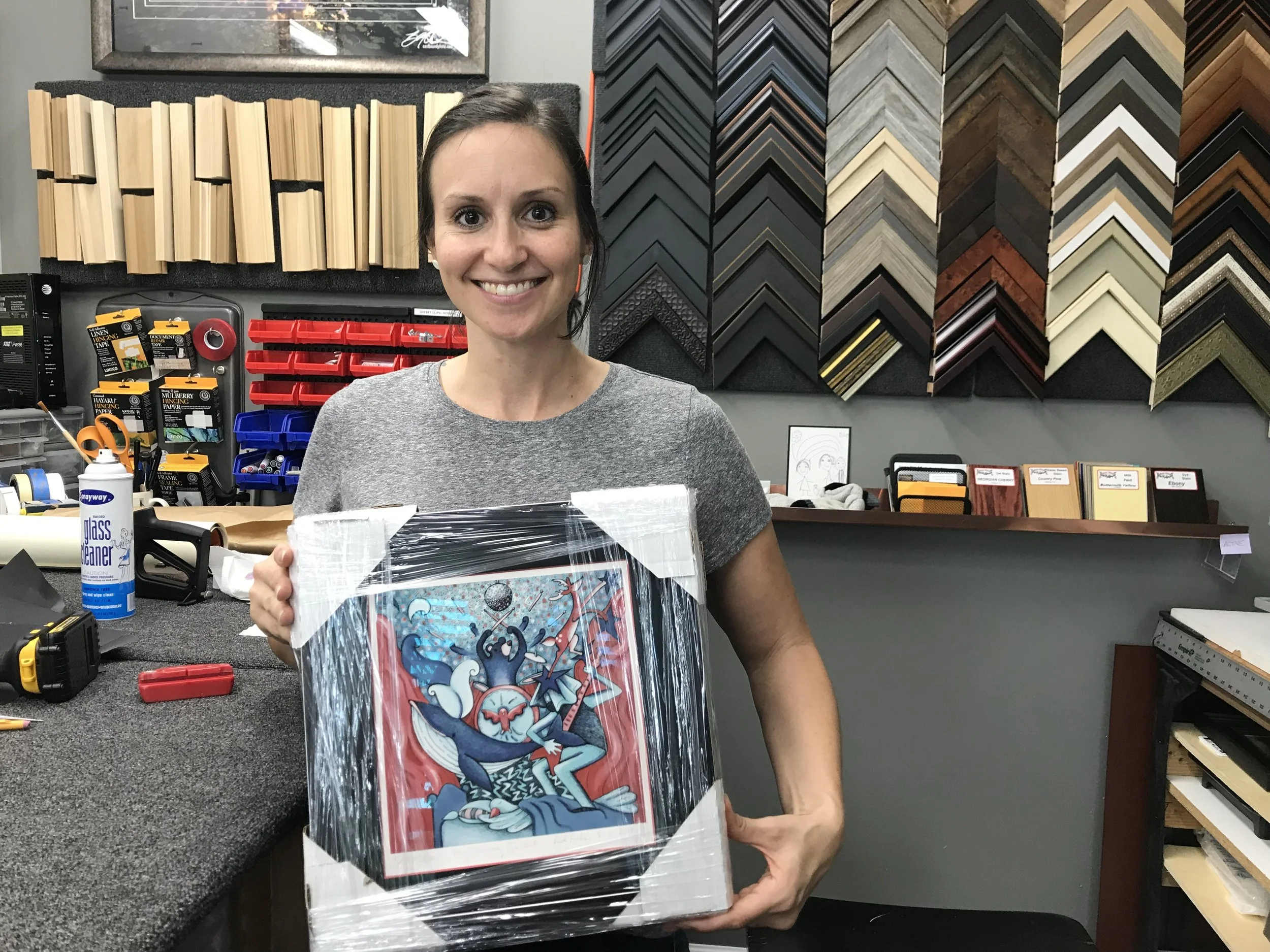 Learn how to frame — charlestonframes