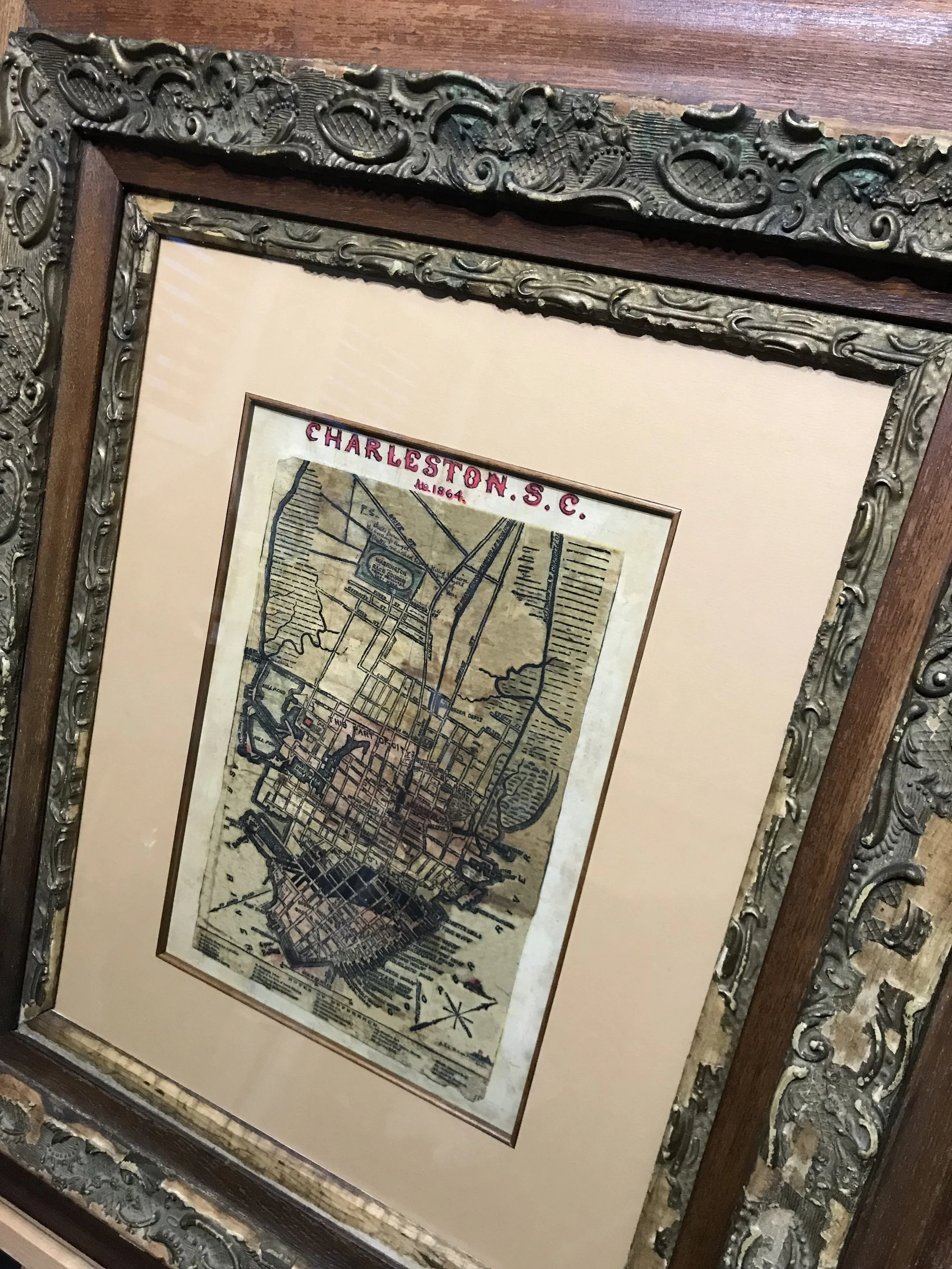 Turn of the century frame with Charleston map 1.jpeg