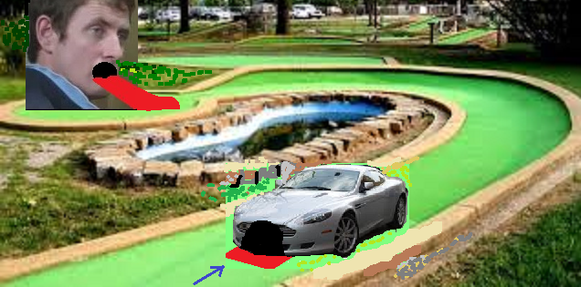 The new seventeenth hole at Tamba Park