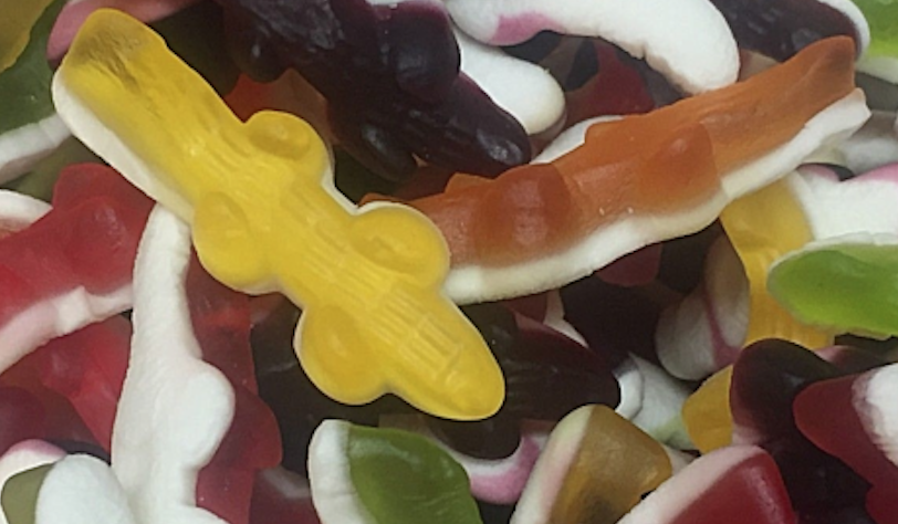 Big seller: jelly crocodiles at £2.70 each