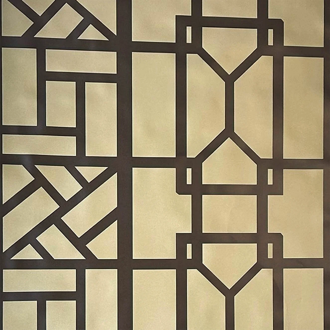 DF 4119-06 DARK BROWN ON GOLD