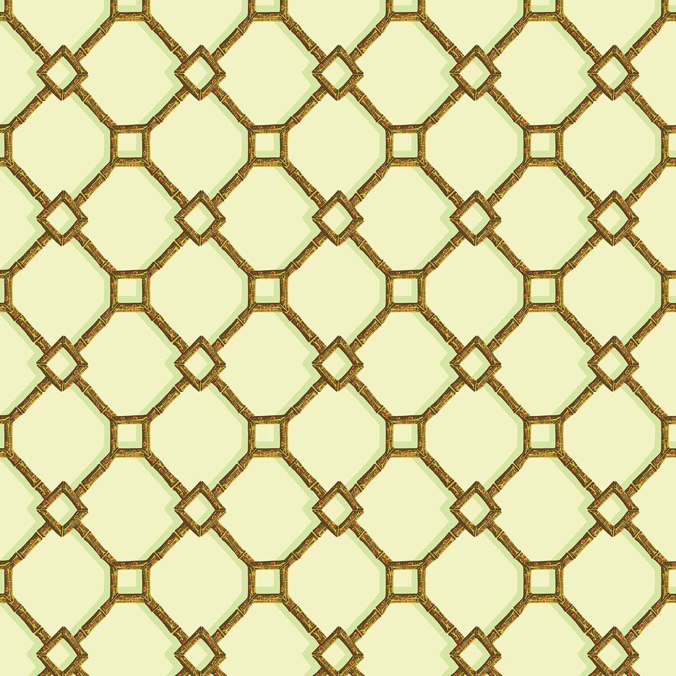 DF 4123-04 BAMBOO ON LIME