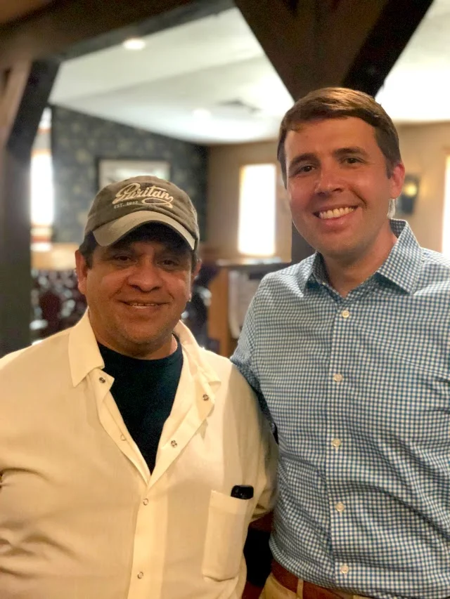 Chris Pappas and Moises Fuentes, 32 year employee.jpg