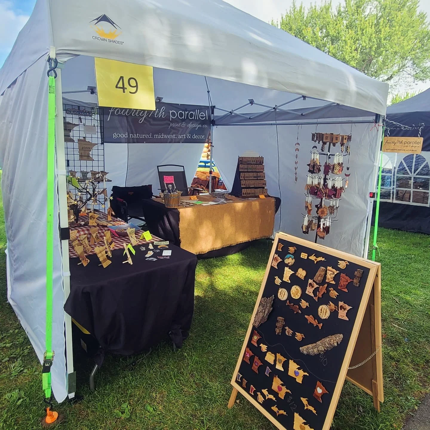 Happy Sunday!

It&rsquo;s the last day to catch us at the Harvest Moon Festival in Ely.
Come see us before the weekend winds down under the full moon. 🌕

#HarvestMoonFestival #ElyMN #ElyEvents #OnlyInMN #MinnesotaMade #MadeInMN #47thParallelArt #Nor