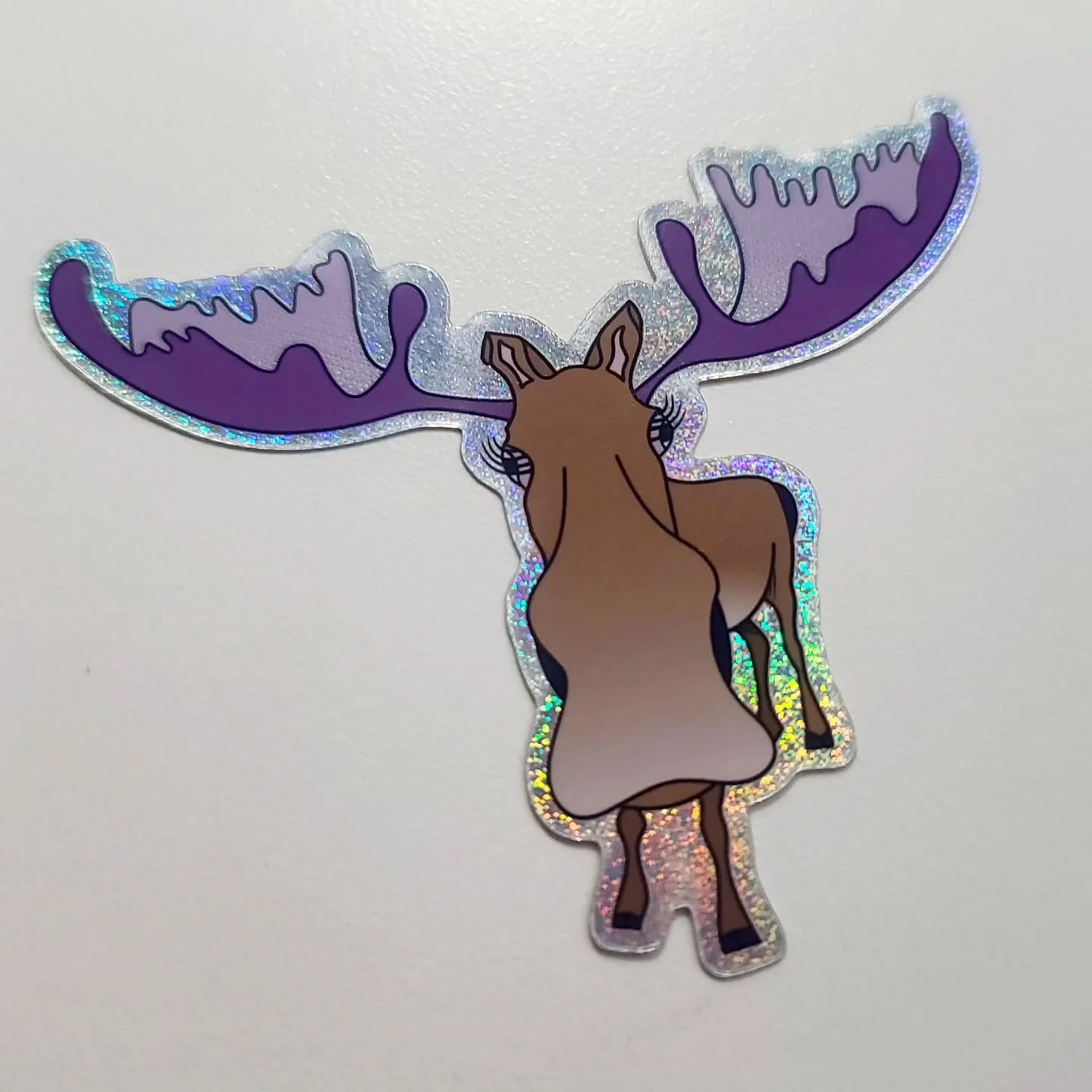 ✨ Glitter Moose! ✨

New sticker debuting this weekend at Rumriver Art Center for the North Artist Studio Crawl!

#GlitterMoose #NorthArtistStudioCrawl #Fourty7thParallel #Stickers #MooseyBusiness
