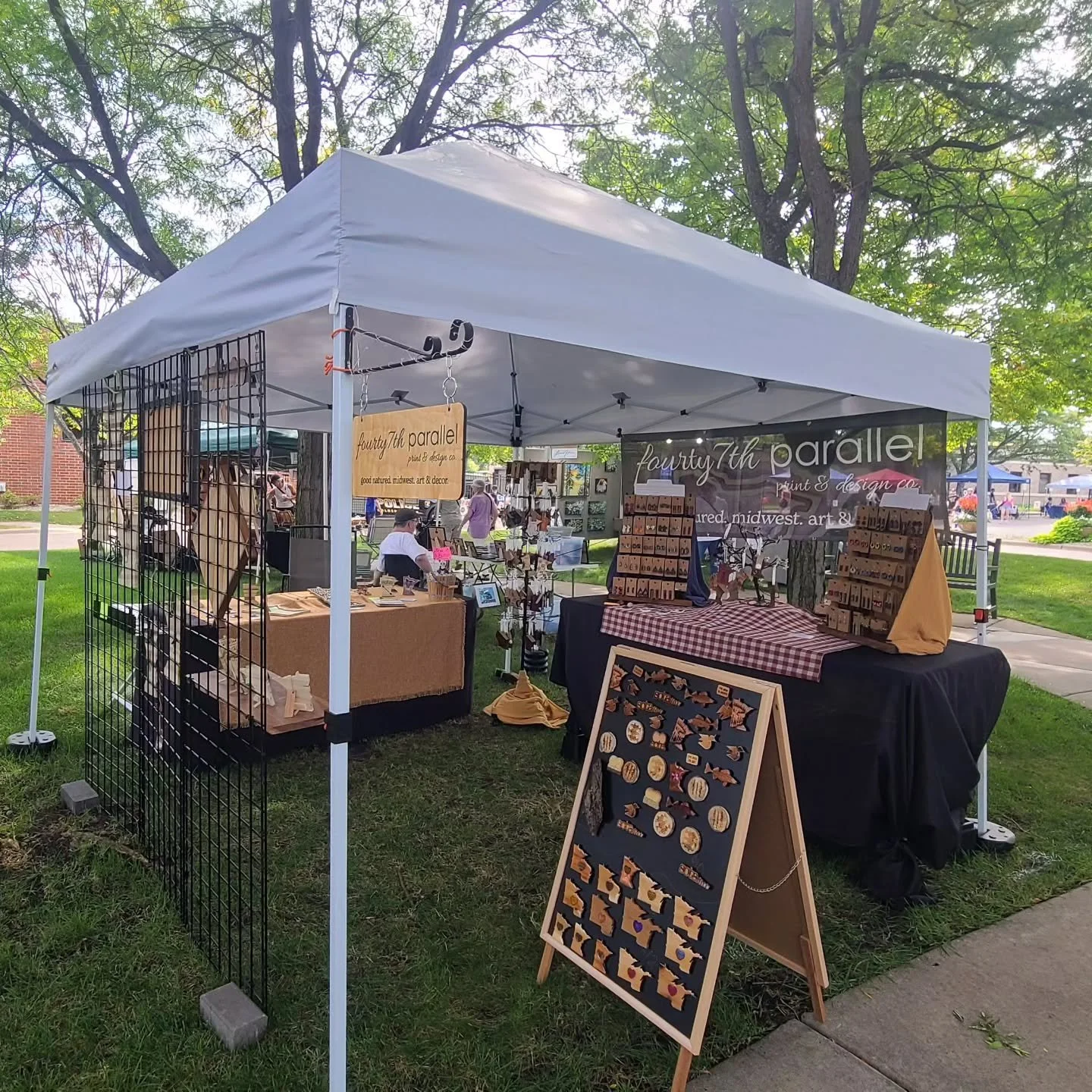 If you didn't make it up to Ely last weekend we've got another opportunity to see us back in the cities tomorrow. 🤞 We dry out from all this rain...

Come find me under the water tower at the Golden Valley Arts &amp; Music Festival! Art from 10-6, l
