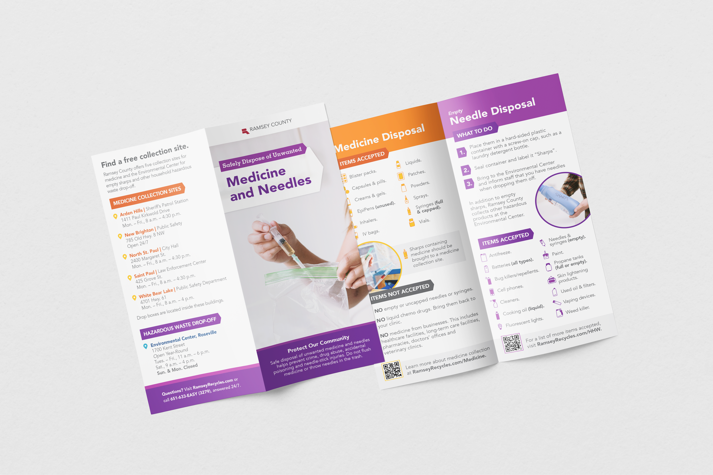 Medicine and Needles Brochure