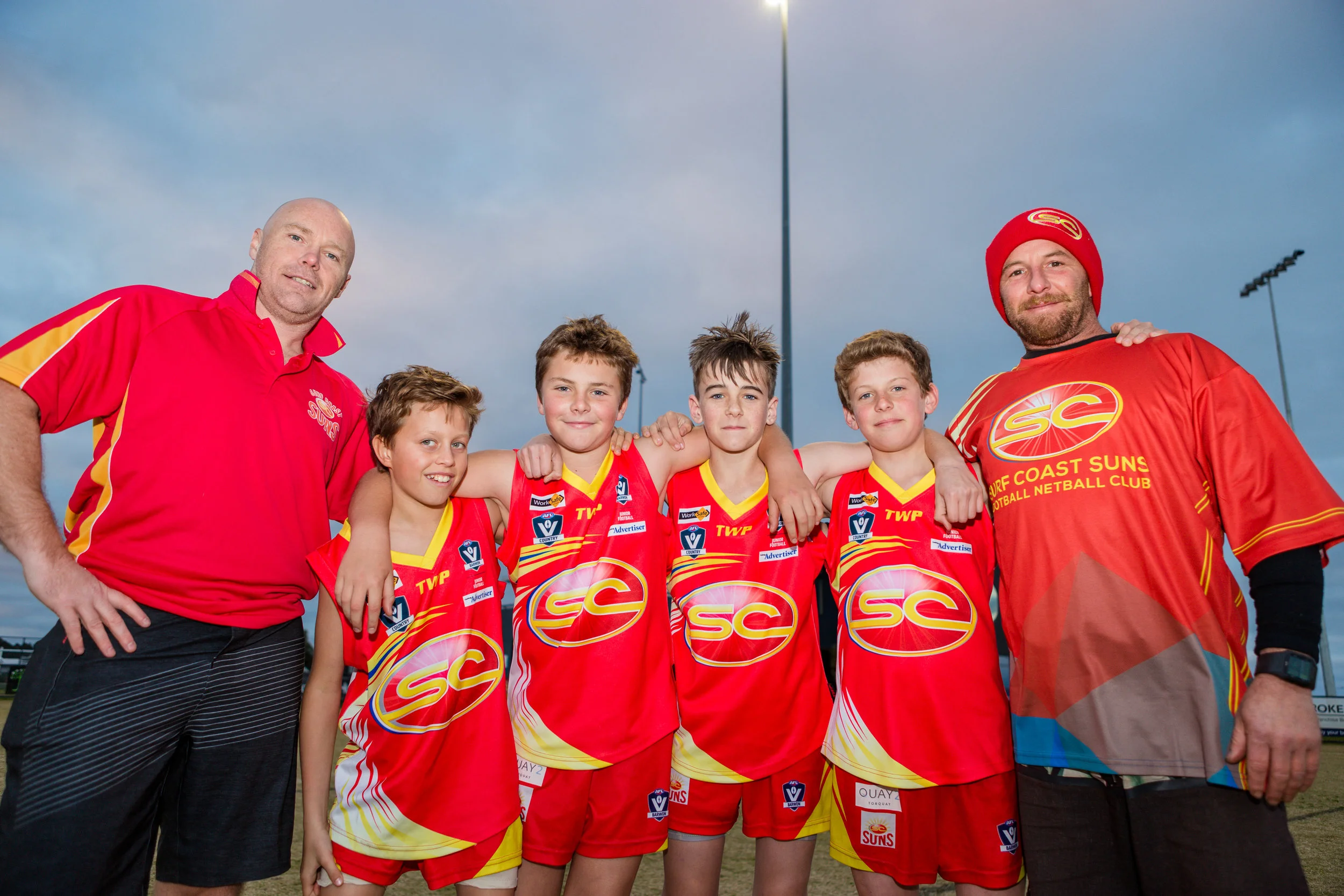 Under 15 Football at the Suns in 2020
