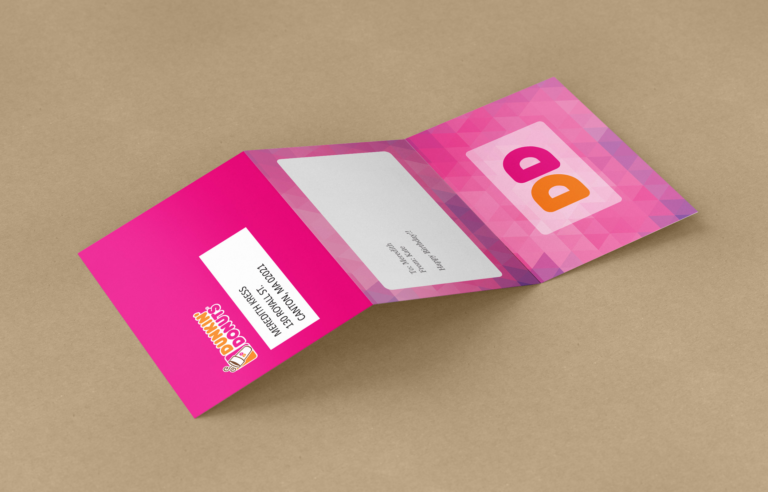 Tri-Fold Gift Card Carrier