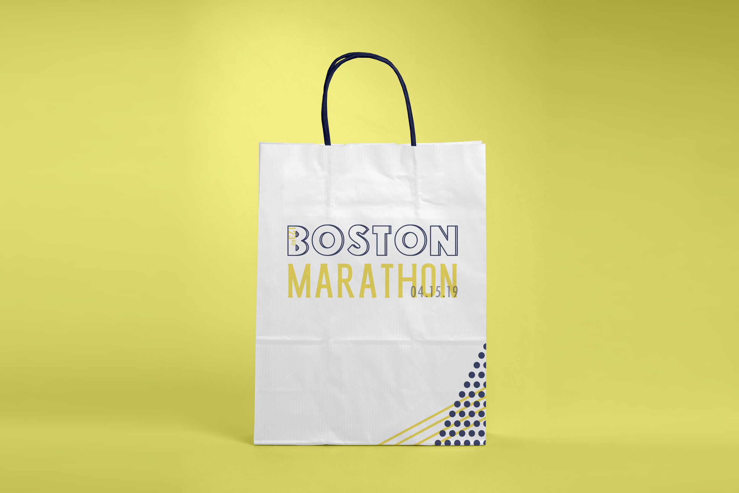 Boston Marathon Shopping Bag