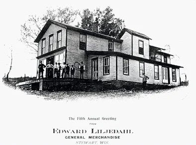 The Fifth Annual Greeting from Edward Liljedahl General Merchandise, Stewart, WI