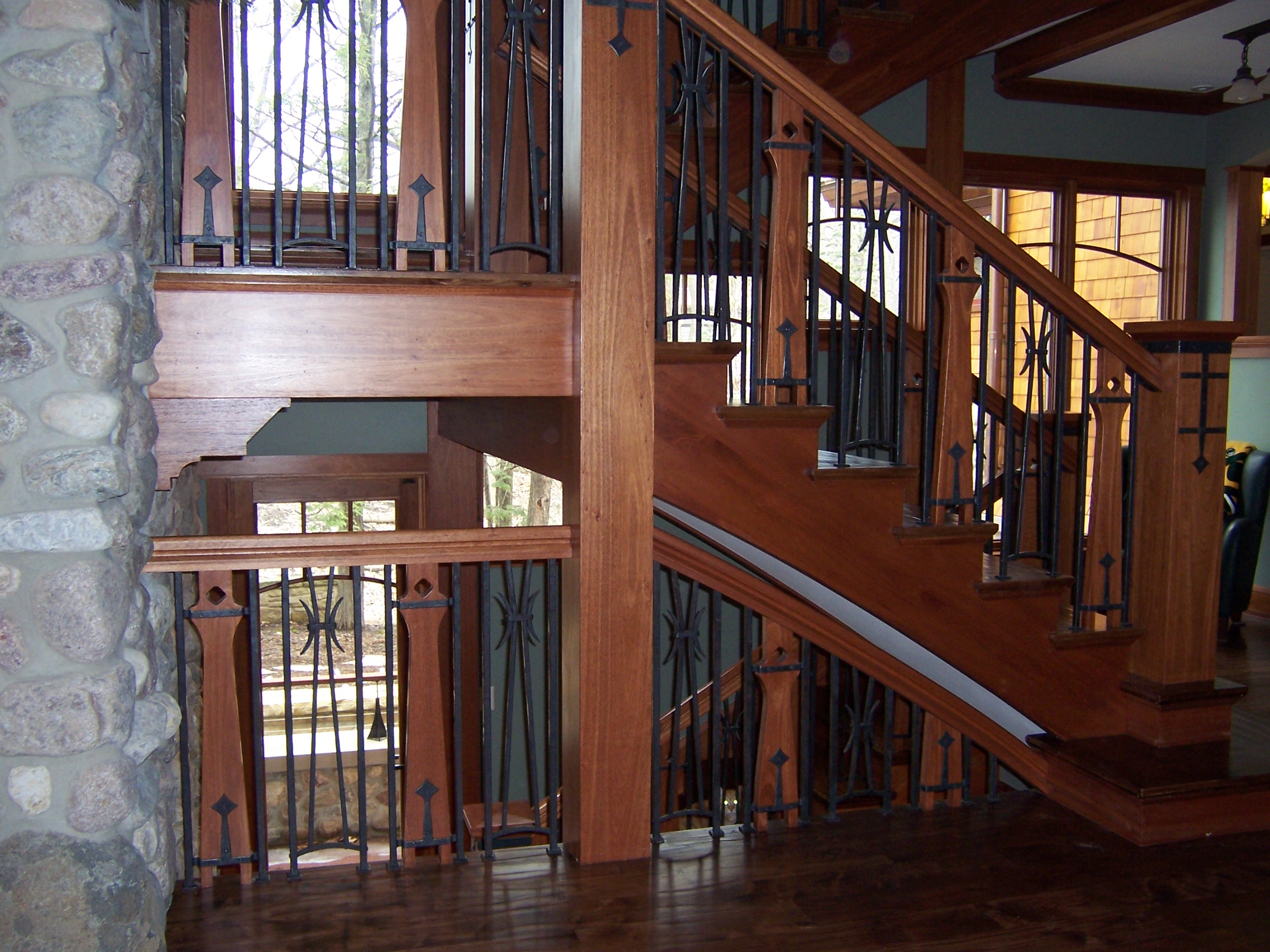 Arts and Craftsman Style Railings