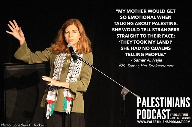 Our second episode commemorating the Nakba is out tomorrow! It&rsquo;s also a special Mother&rsquo;s Day episode featuring Samar Najia who speaks about her mother (a survivor of the Nakba). We can&rsquo;t wait for you to hear it! 
You can listen to a