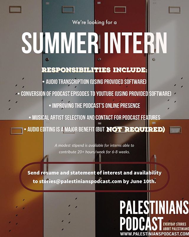 We&rsquo;re looking for some summer help! Share with all the students and interested parties you know! #summerinternship #summerintern #audiointern #podcastintern