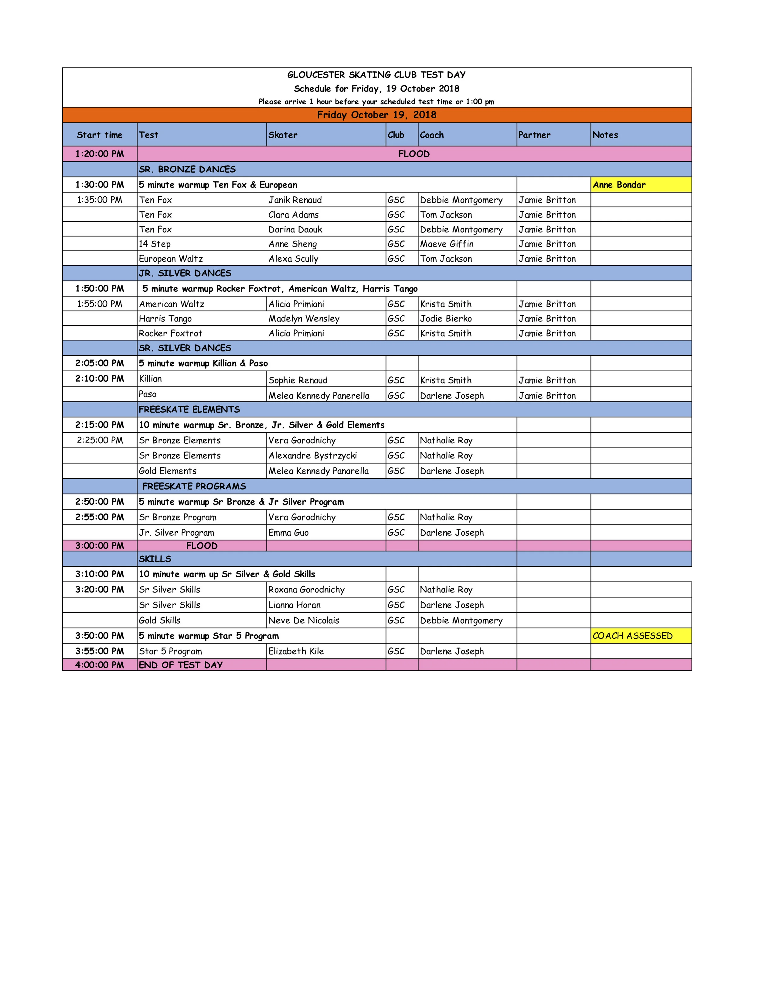 Gloucester October 19 Test Day Schedule.jpg